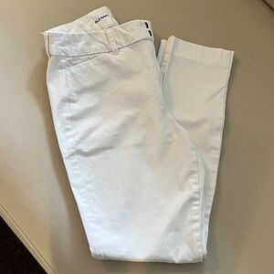 Old Navy Pixie Skinny White Trousers